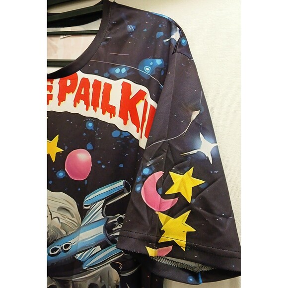 NWOT Funny Cartoon Garbage Pail Print T-Shirt 3D Men's XL June Moon Retro 80s - Picture 6 of 11